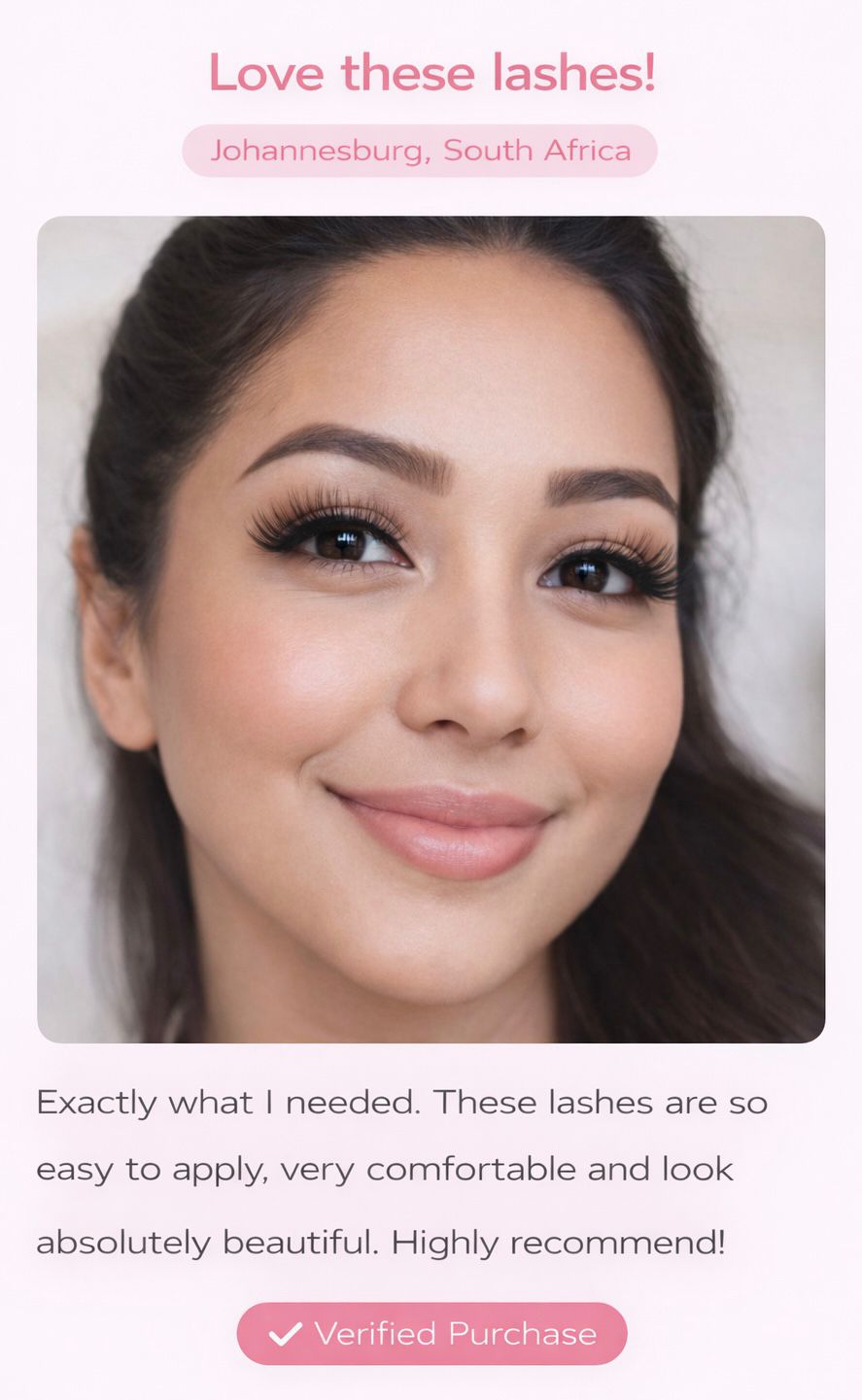 Customer review magnetic lashes