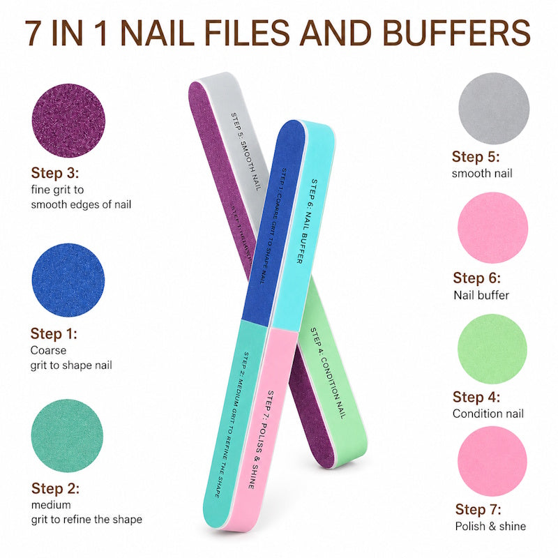7-in-1 Nail Buffer Block