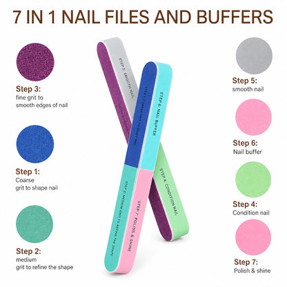 7-in-1 Nail Buffer Block