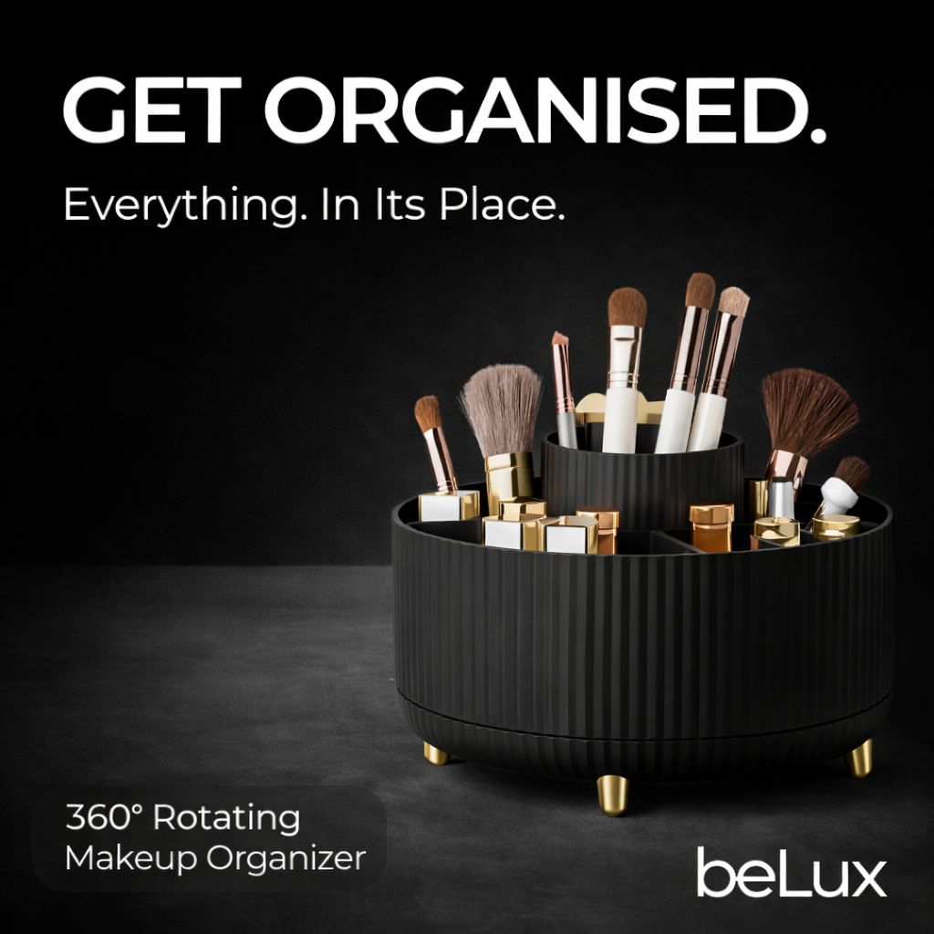 360° Rotating Makeup Organizer
