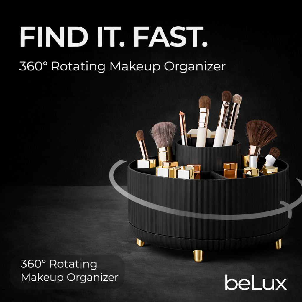 360° Rotating Makeup Organizer